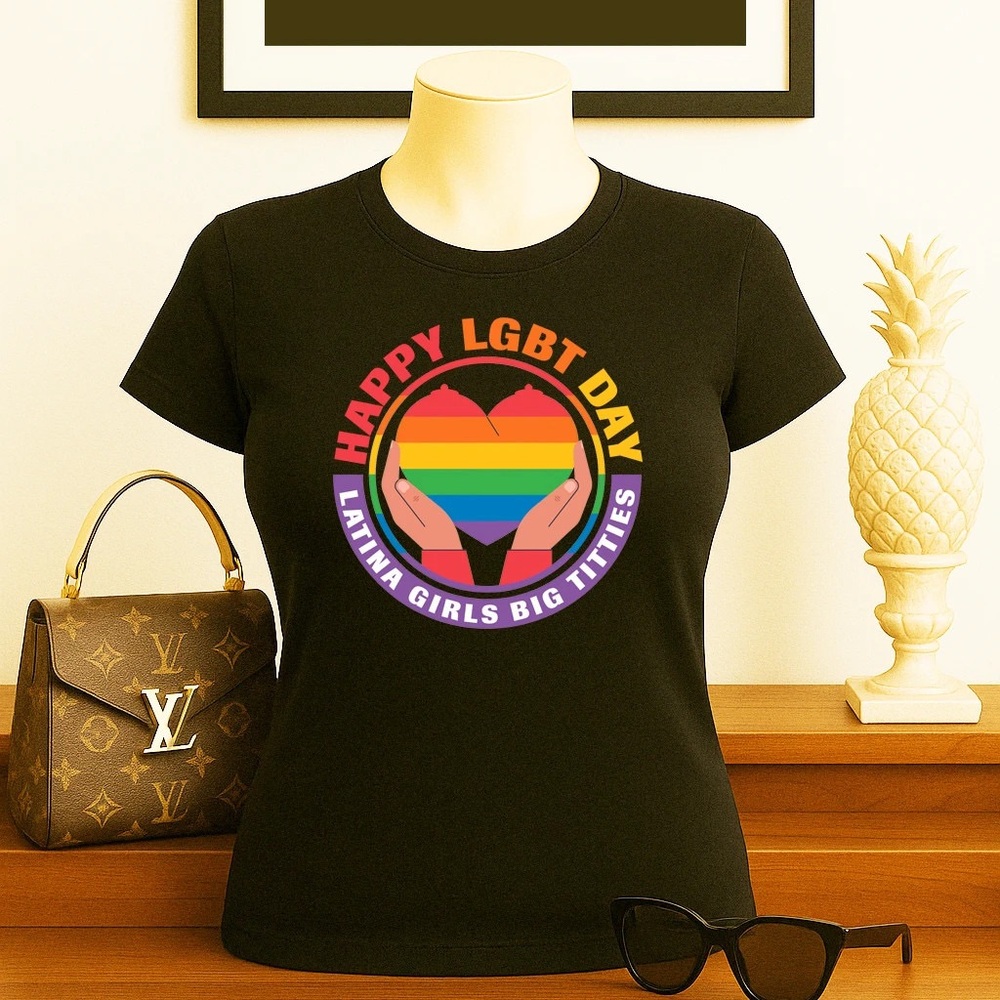 Black LGBT Pride Graphic T-Shirt